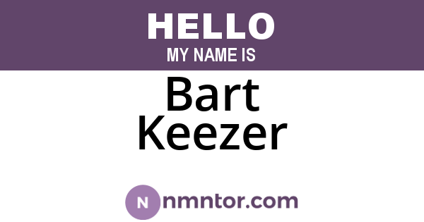 Bart Keezer