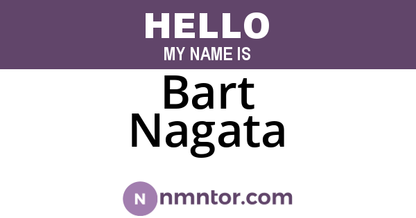 Bart Nagata