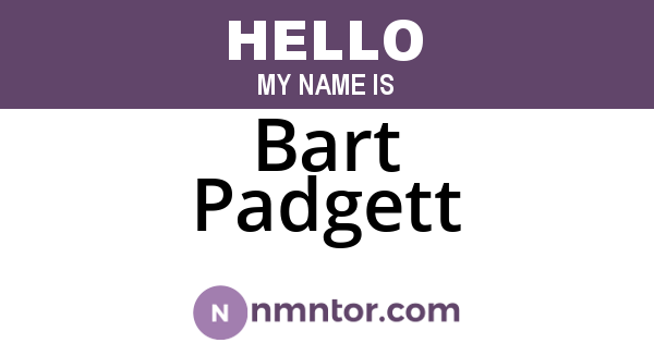 Bart Padgett