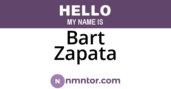 Bart Zapata
