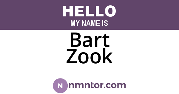 Bart Zook