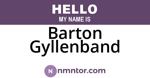 Barton Gyllenband