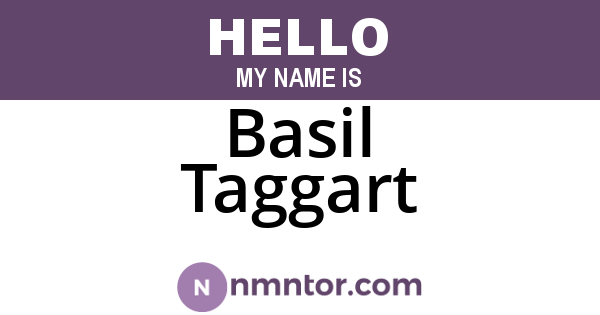 Basil Taggart