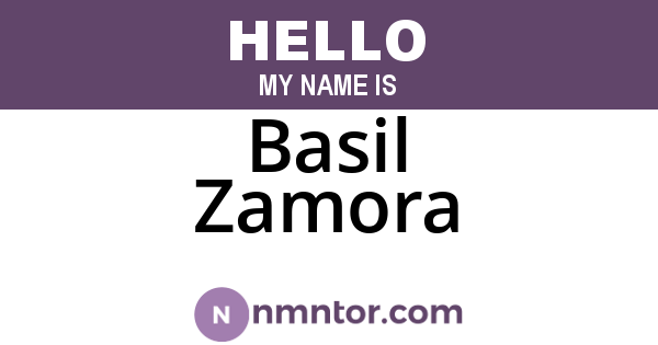 Basil Zamora