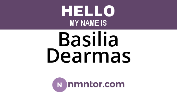 Basilia Dearmas
