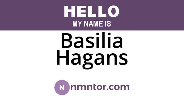 Basilia Hagans