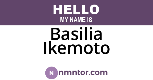 Basilia Ikemoto