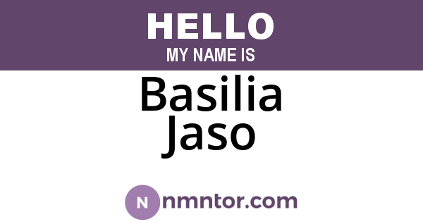 Basilia Jaso