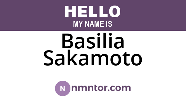 Basilia Sakamoto