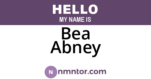 Bea Abney