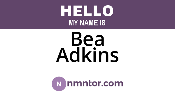 Bea Adkins