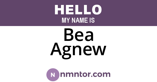 Bea Agnew