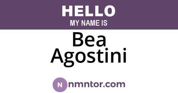 Bea Agostini