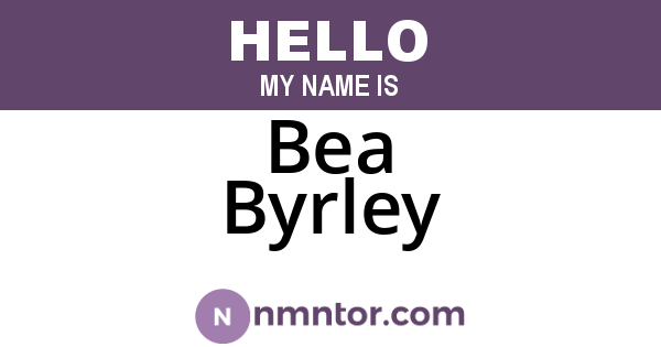 Bea Byrley