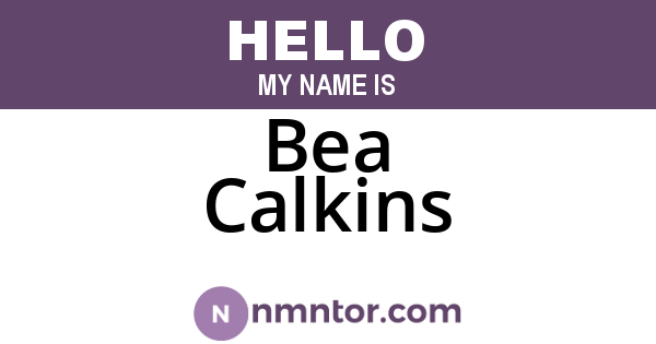 Bea Calkins