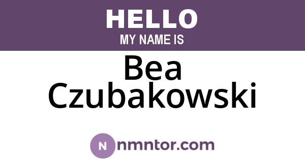 Bea Czubakowski