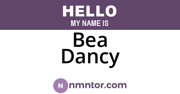 Bea Dancy