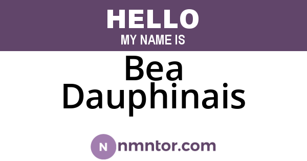 Bea Dauphinais