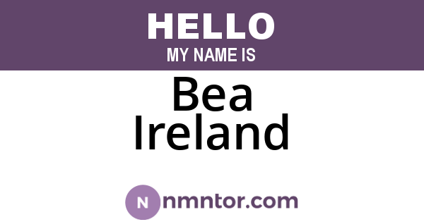Bea Ireland