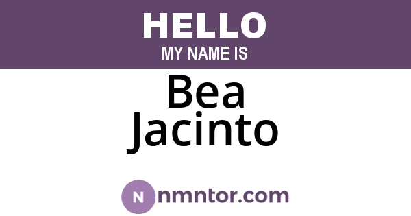 Bea Jacinto