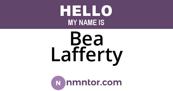 Bea Lafferty