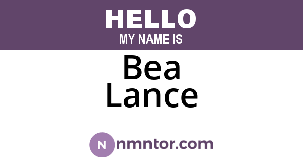 Bea Lance