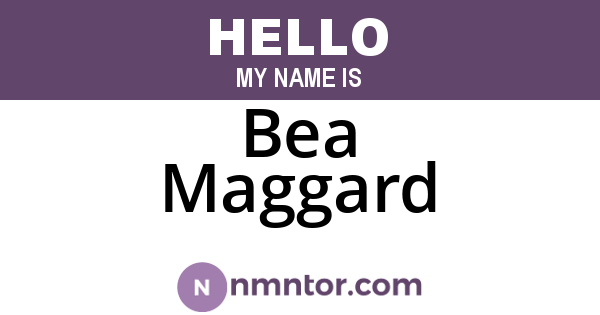 Bea Maggard