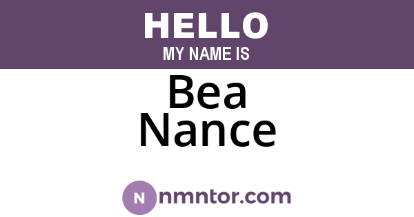 Bea Nance