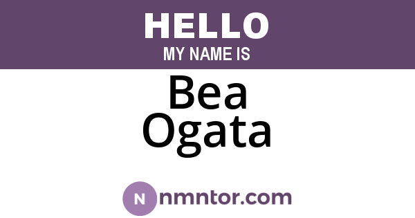 Bea Ogata