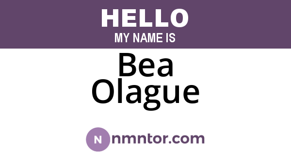 Bea Olague