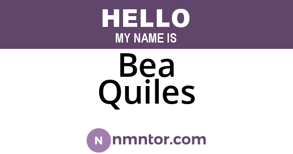 Bea Quiles