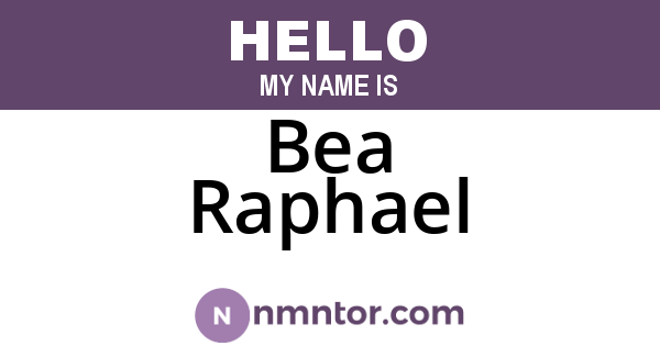 Bea Raphael