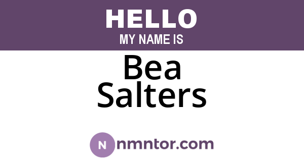 Bea Salters