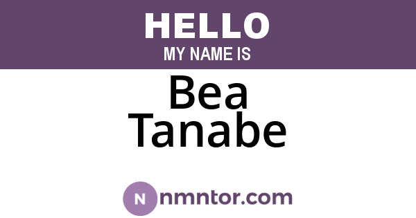 Bea Tanabe