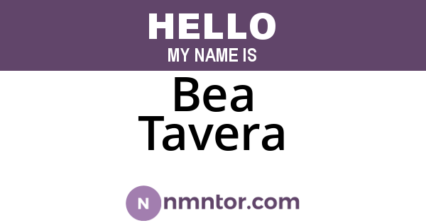 Bea Tavera