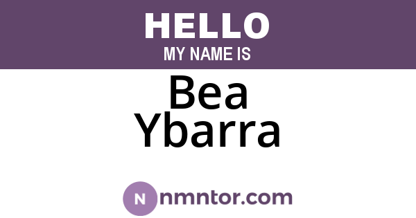 Bea Ybarra
