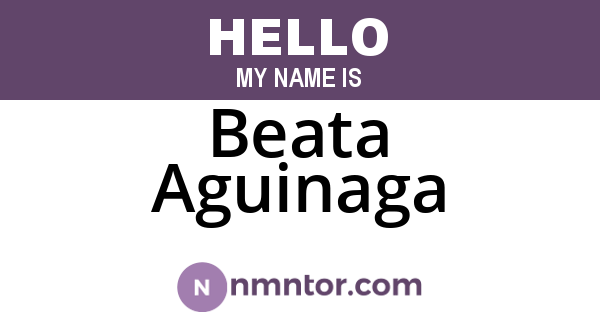 Beata Aguinaga