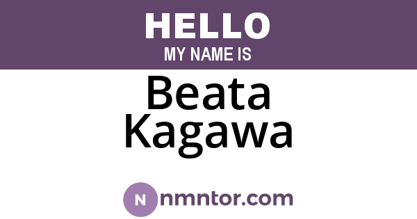 Beata Kagawa