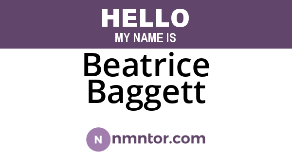 Beatrice Baggett
