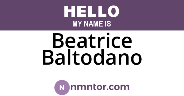 Beatrice Baltodano