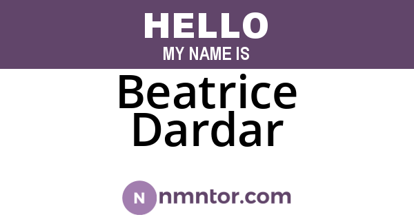 Beatrice Dardar