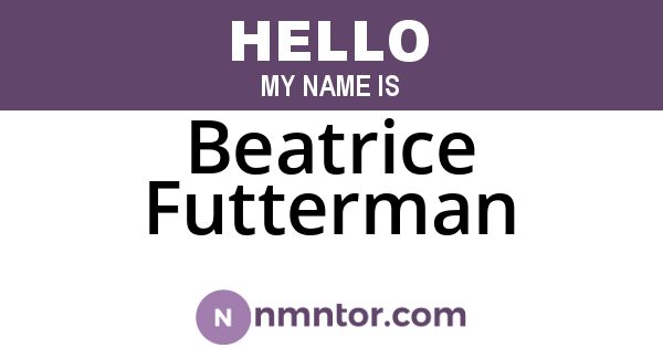 Beatrice Futterman