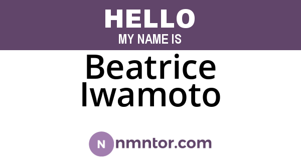 Beatrice Iwamoto