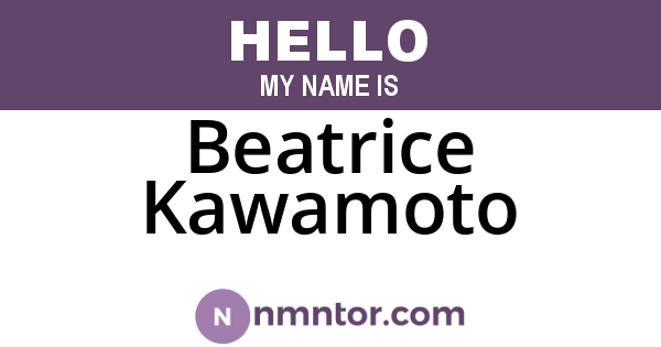 Beatrice Kawamoto