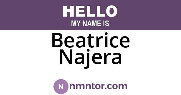 Beatrice Najera