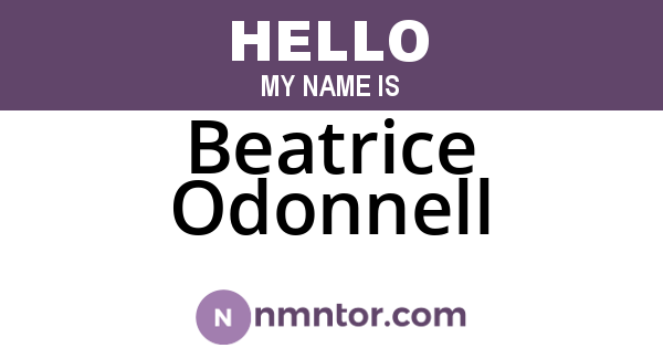 Beatrice Odonnell