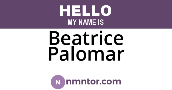 Beatrice Palomar