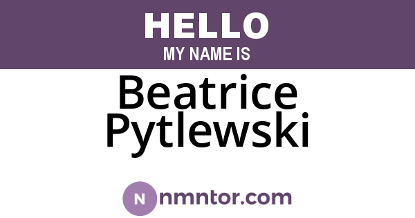 Beatrice Pytlewski