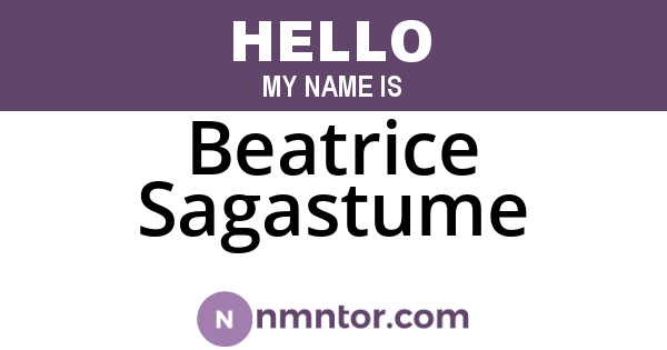Beatrice Sagastume