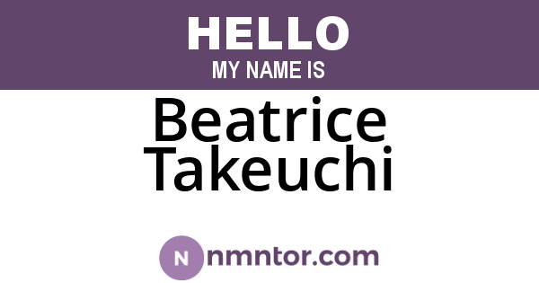 Beatrice Takeuchi